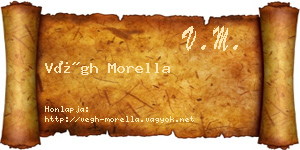Végh Morella névjegykártya